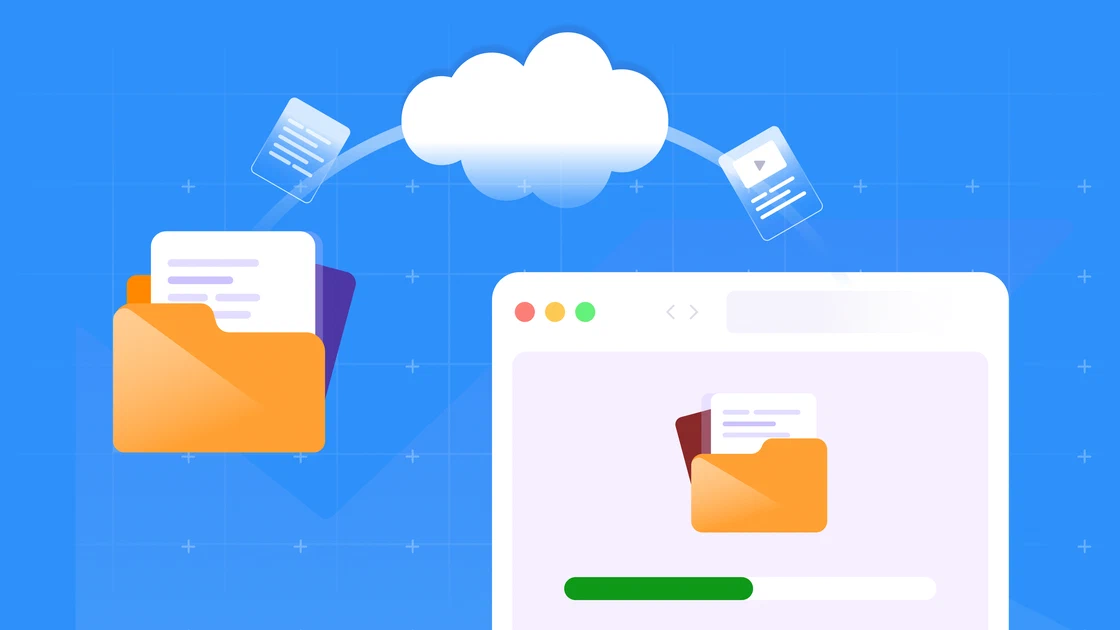 Illustration of best practices for secure online document sharing.