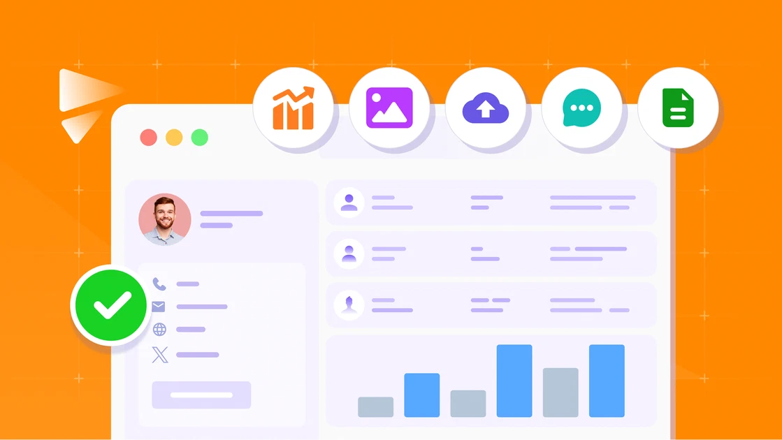 Illustration of choosing the best contact management software.