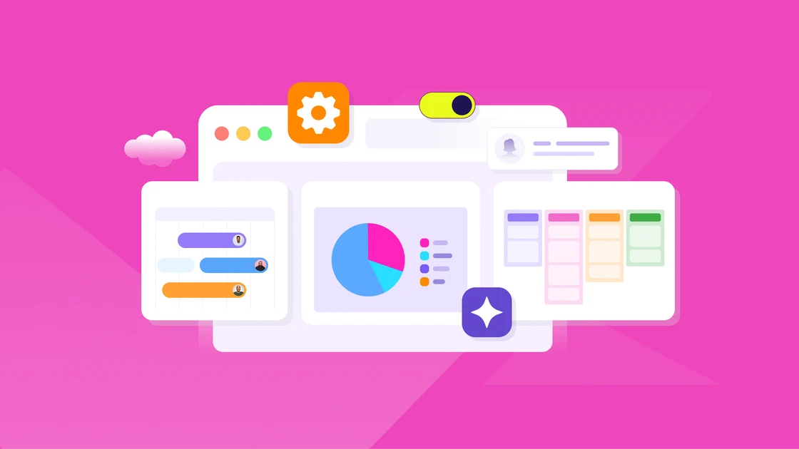 Illustration of modern project management tools and future-proof tips.