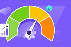 Illustration of increasing productivity by working smarter, not harder.
