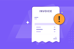 Illustration of common invoicing mistakes made by freelancers and SMEs.