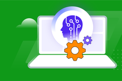 Illustration explaining machine learning concepts for business use.