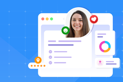 Illustration of using CRM for storytelling in marketing.