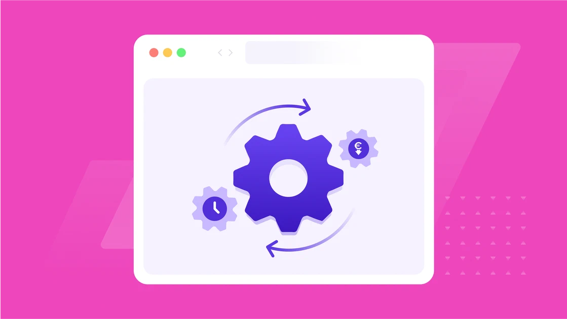 Illustration of business process automation and its benefits.