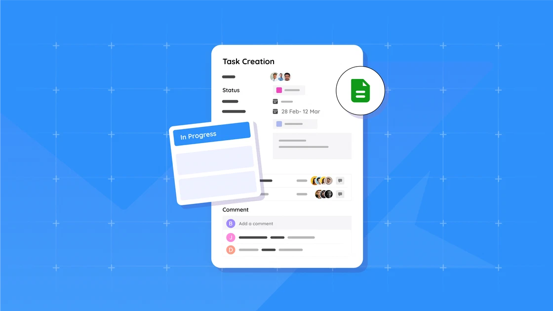 Illustration of project management and its key phases.